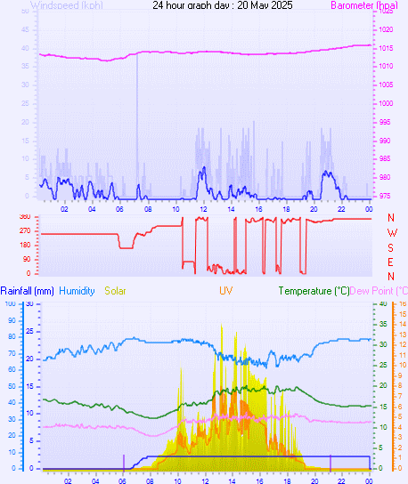 24 Hour Graph for Day 20