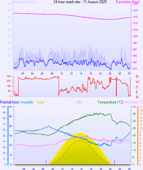 24 Hour Graph for Day 11