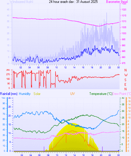24 Hour Graph for Day 31