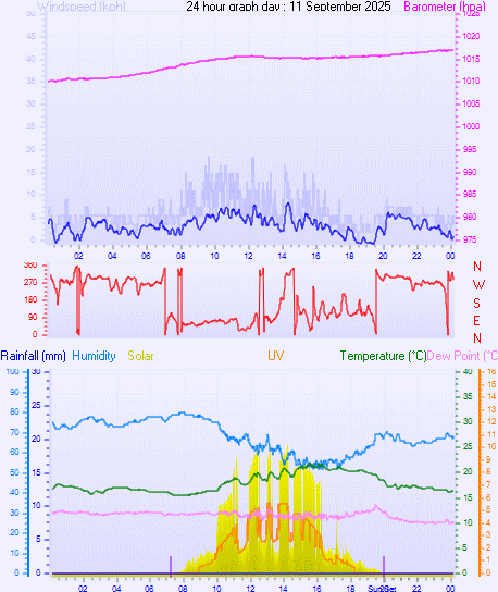 24 Hour Graph for Day 11